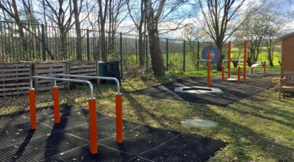 new outdoor gym at acomb
