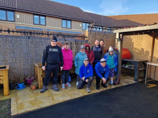 Newcastle Hub outdoor area is ready for the Summer