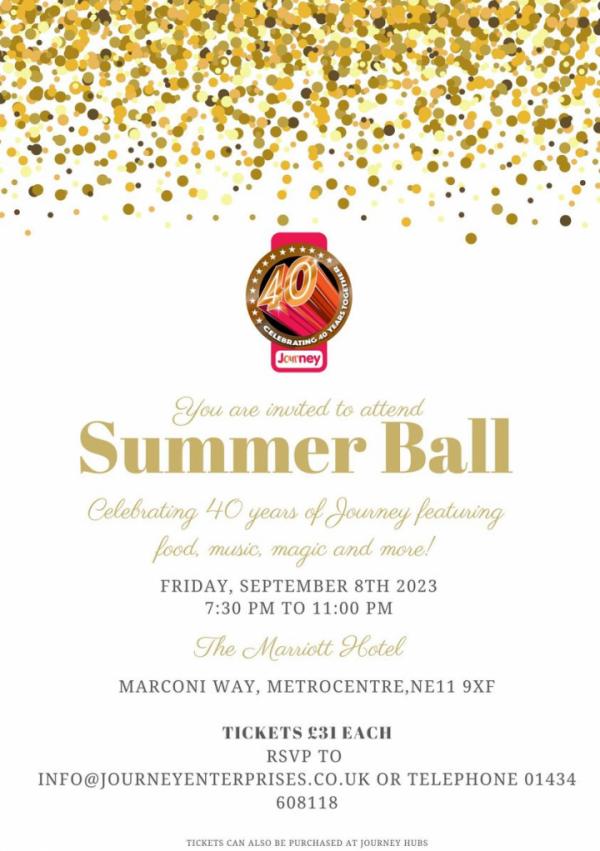 Journey 40th anniversary summer ball