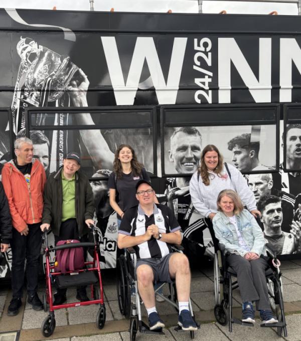 Journey visits baltic to celebrate newcastle’s cup Win