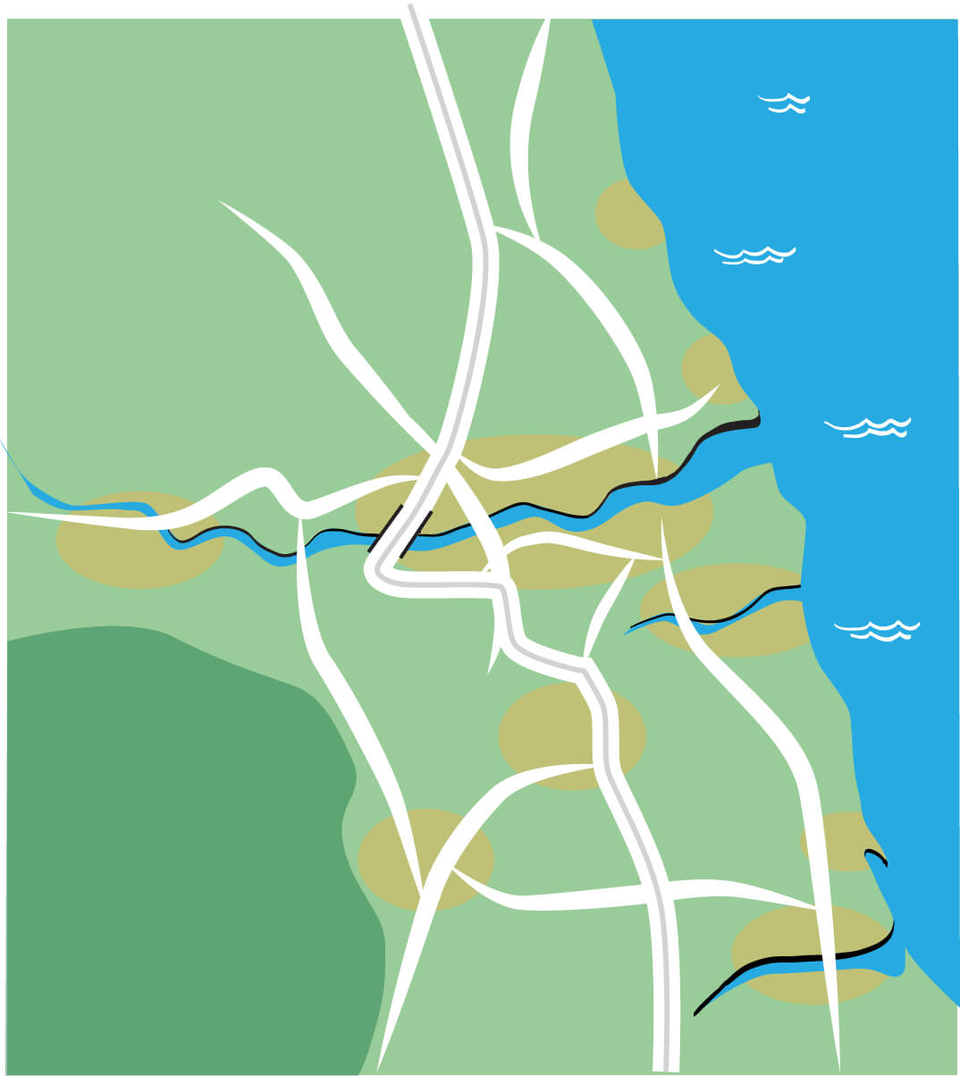 Map of the Journey Enterprises area of operations